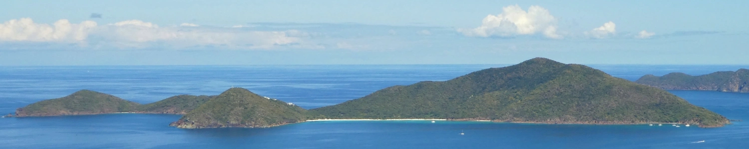 Catamarans at anchor in the British Virgin Islands