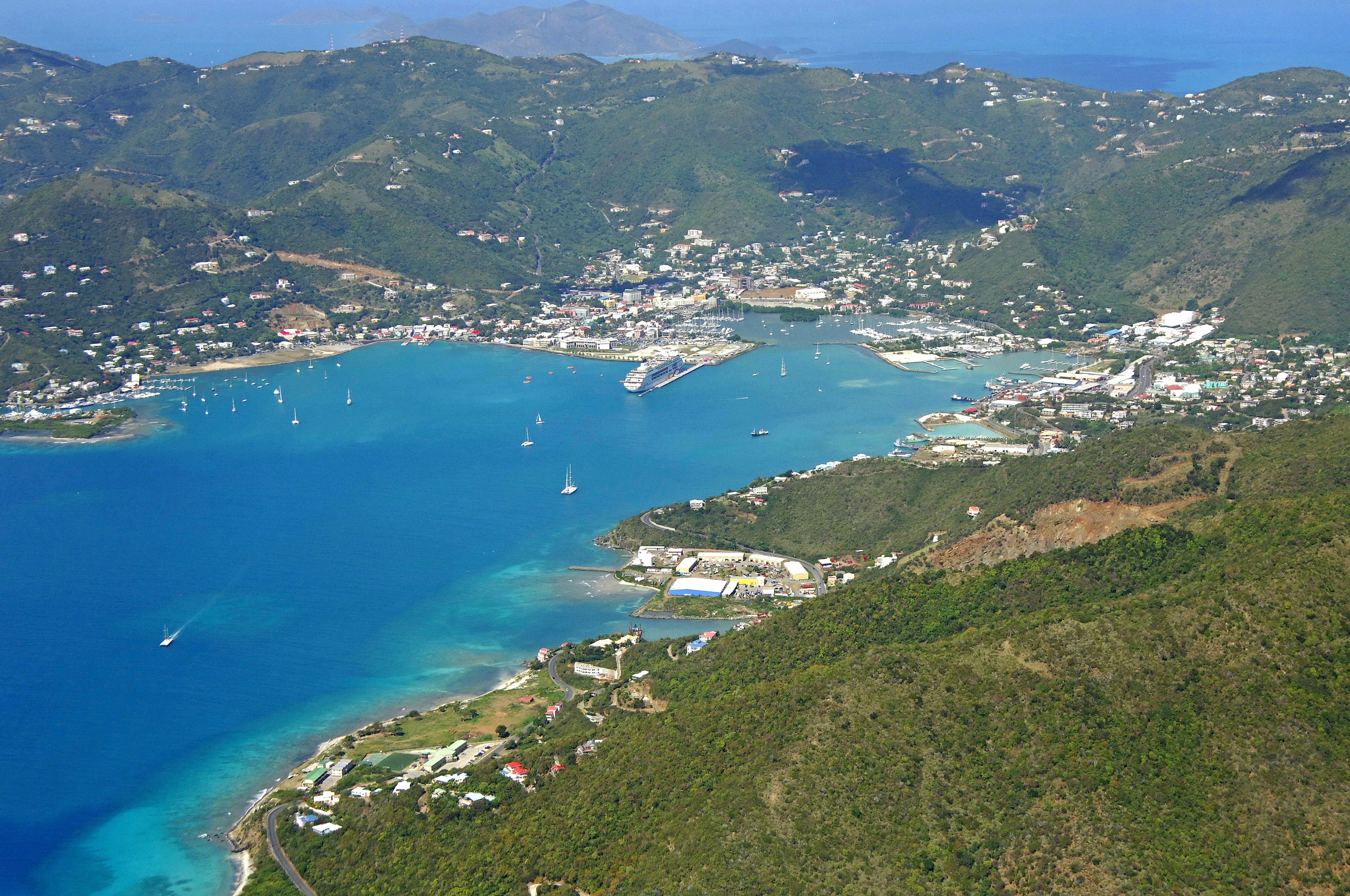 Road Town Harbour on Tortola
